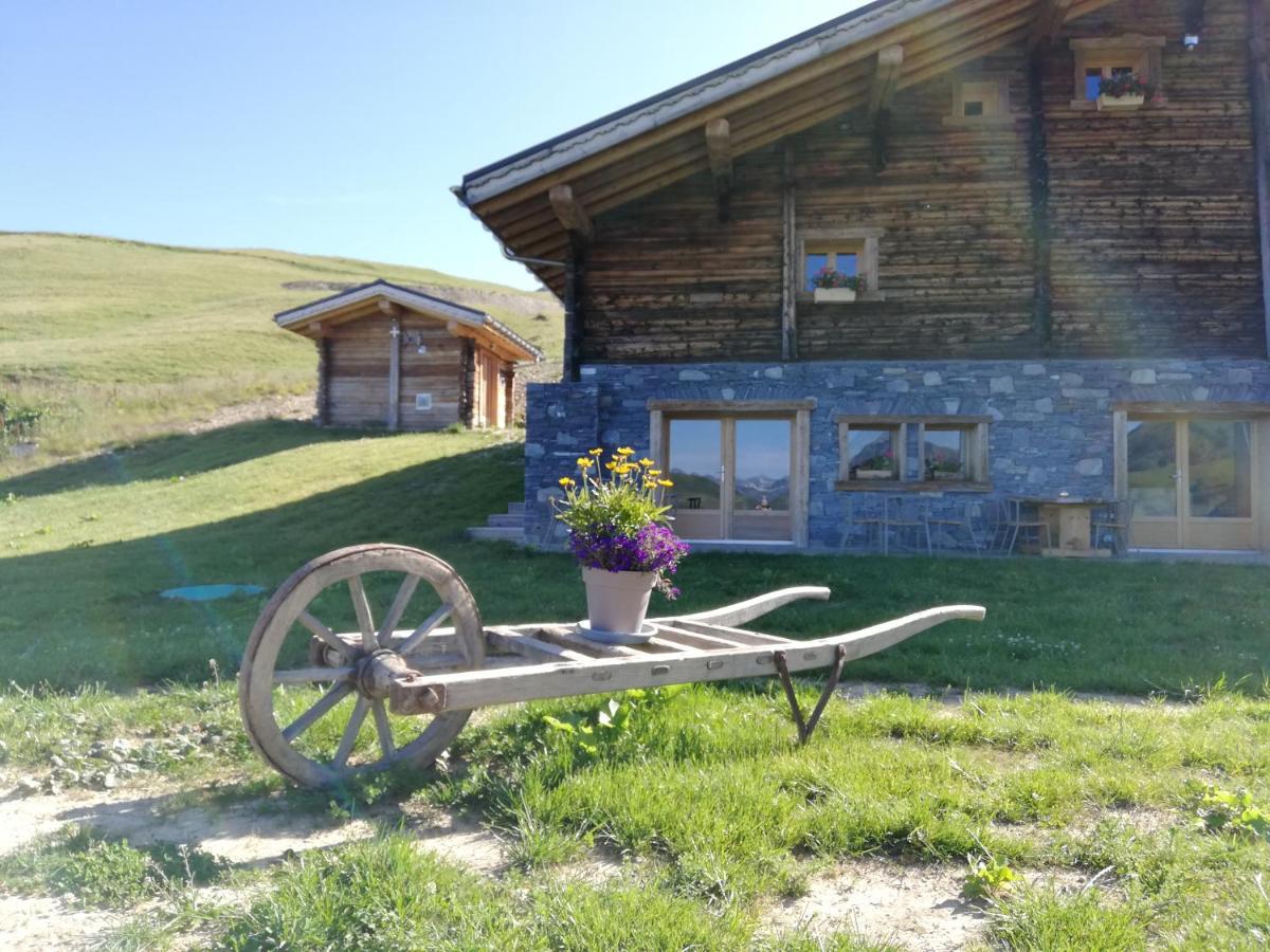 Chambres Et Tables D'Hotes Le Choton A Nono - Col Du Joly Beaufortain 오틀루스 외부 사진