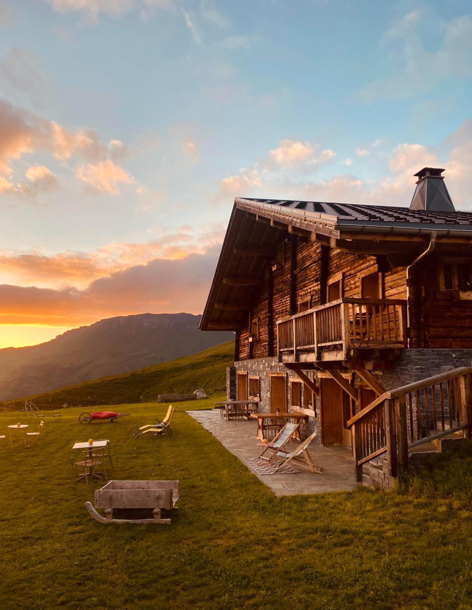 Chambres Et Tables D'Hotes Le Choton A Nono - Col Du Joly Beaufortain 오틀루스 외부 사진